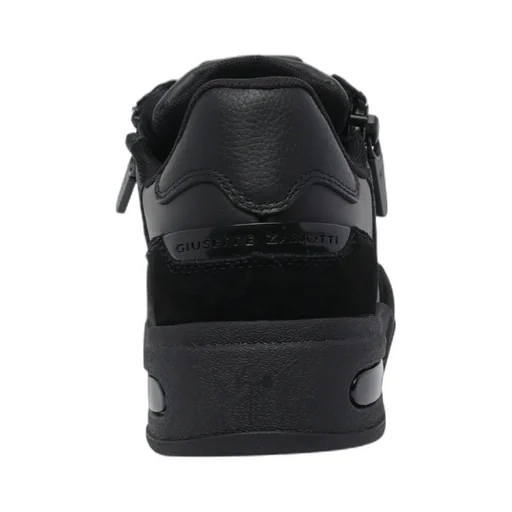 Zip-Detail Lace-Up Sneakers