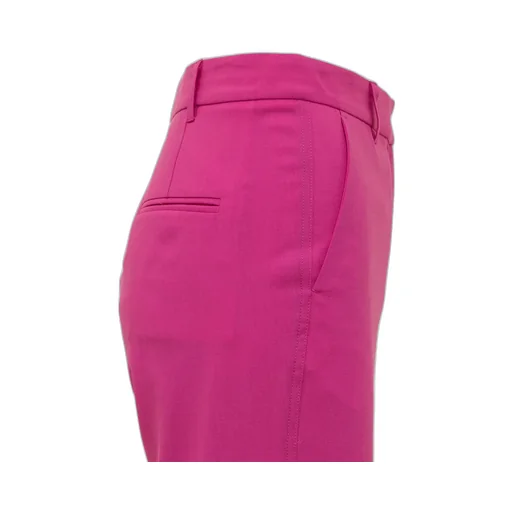 Slit Straight-Leg Pants