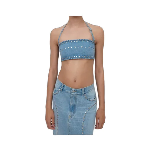 Luna Studded Crop Top
