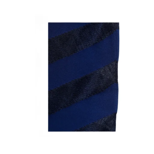 Zebara Striped Midi Skirt