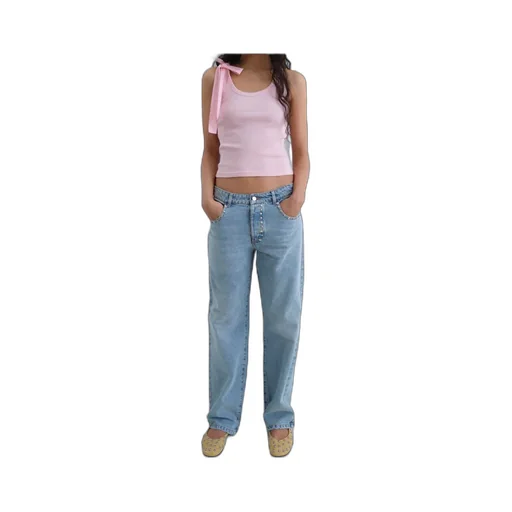 Tachas Wide-Leg Jeans