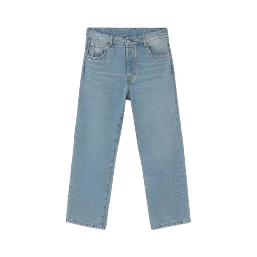 Tachas Wide-Leg Jeans