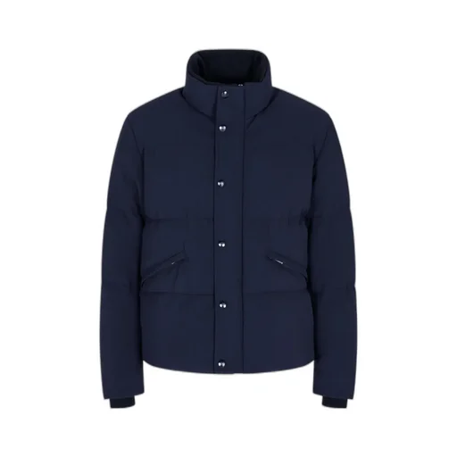 High-Neck Quilted Jacket