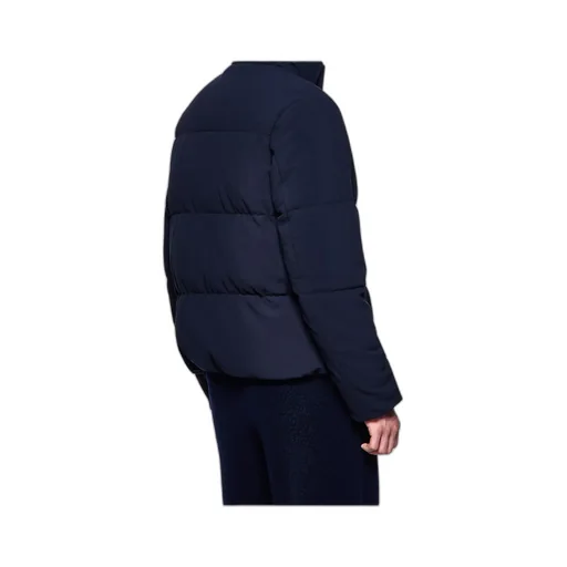 High-Neck Quilted Jacket