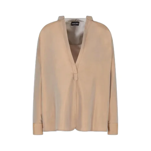 Long Sleeved Satin Shirt