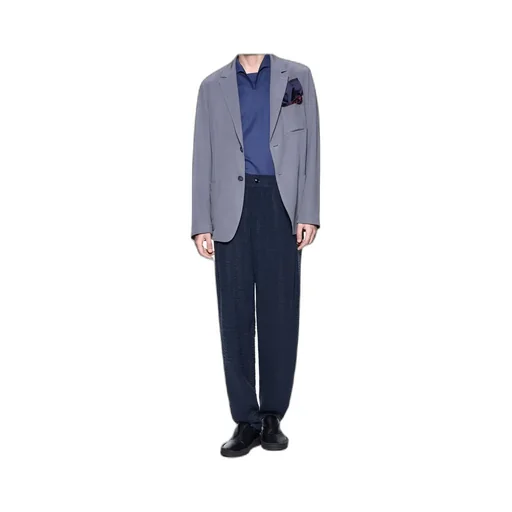 Button Detailed Straight Leg Trousers