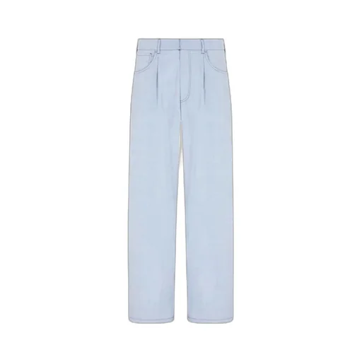 Pleat Detailed Straight Leg Pants