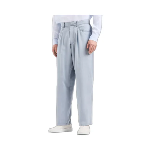 Pleat Detailed Straight Leg Pants