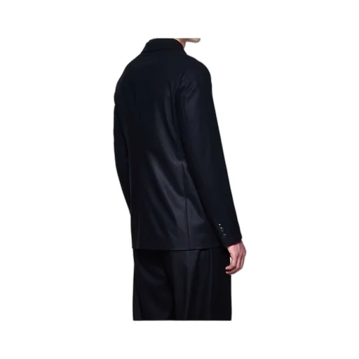 Single-Breasted Felted Blazer