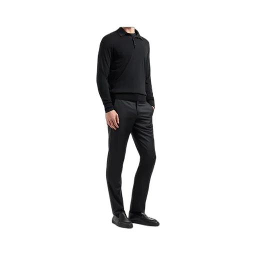 Long-Sleeve Polo Shirt