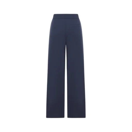 High-Waisted Wool Trousers