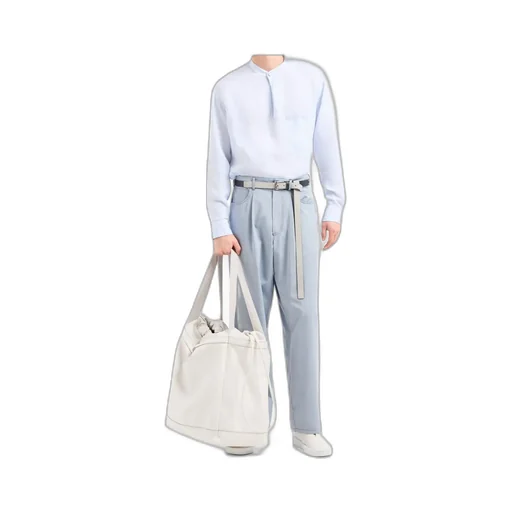 Pleat Detailed Straight Leg Pants