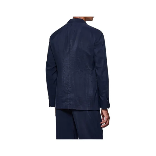 Patch-Pocket Single-Breasted Blazer