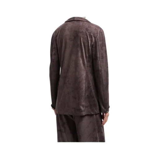 Suede-Effect Blazer