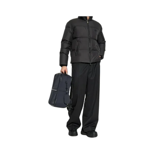 Logo-Embroidered Quilted Jacket