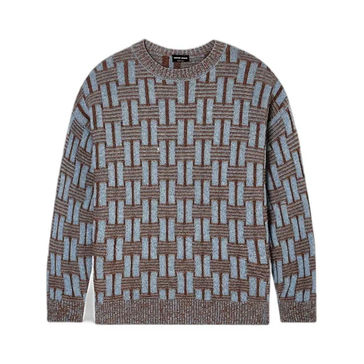 Geometric-Pattern Sweater
