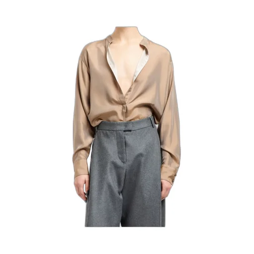 Long Sleeved Satin Shirt