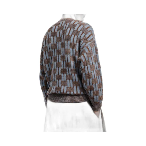 Geometric-Pattern Sweater
