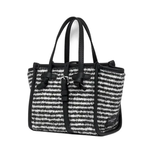 Miss Marcella Striped Tote Bag