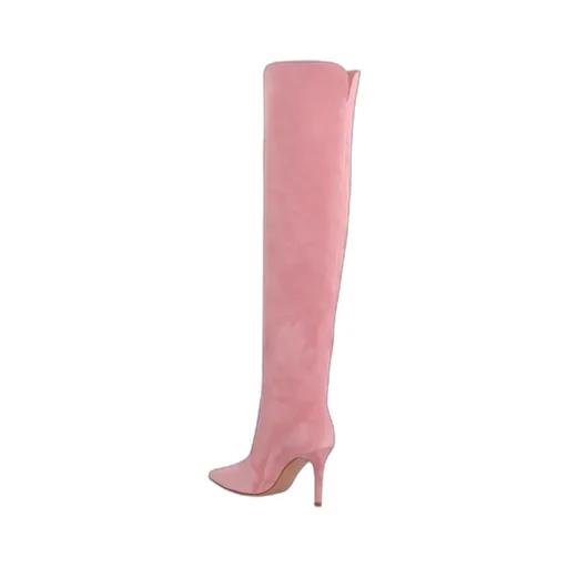 90Mm Hansen Suede Knee-High Boots