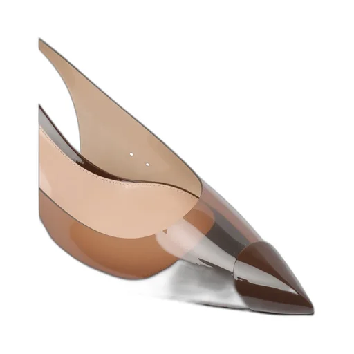 Plexi Toe-Cap Pointed Toe Pumps