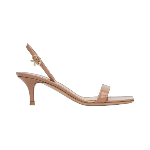 Ribbon 65Mm Leather Sandals