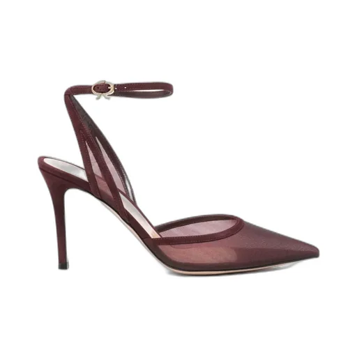 100Mm Suede Heeled Pumps