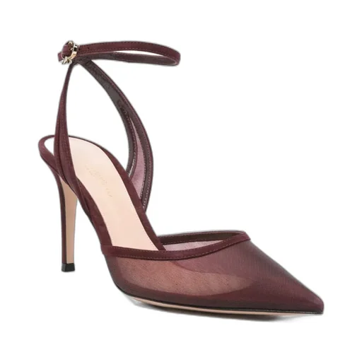 100Mm Suede Heeled Pumps