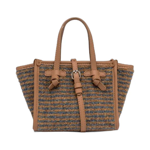 Miss Marcella Striped Tote Bag