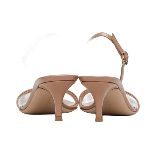 Ribbon 65Mm Leather Sandals