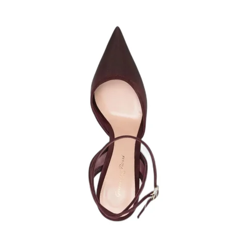 100Mm Suede Heeled Pumps
