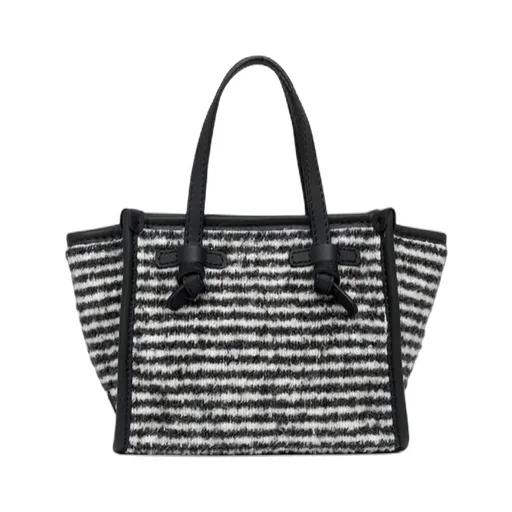 Miss Marcella Striped Tote Bag