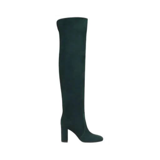 Block Heel Over-The-Knee Boots