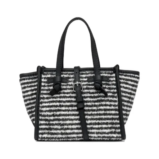 Miss Marcella Striped Tote Bag