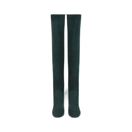 Block Heel Over-The-Knee Boots