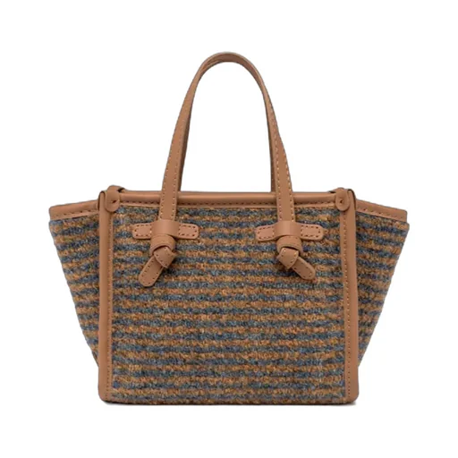 Miss Marcella Striped Tote Bag