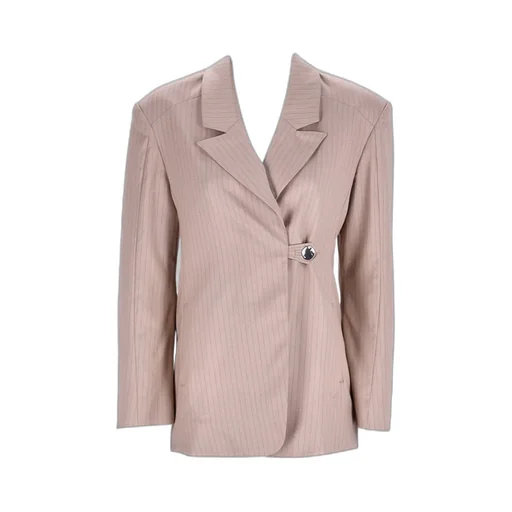 Blazer With Striped Pattern