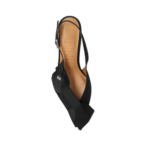 Big Bow Detailed Slingback Pumps