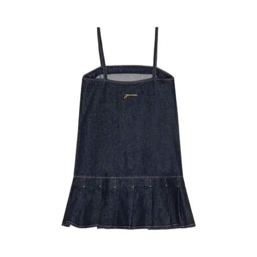 Denim Strap Mini Dress