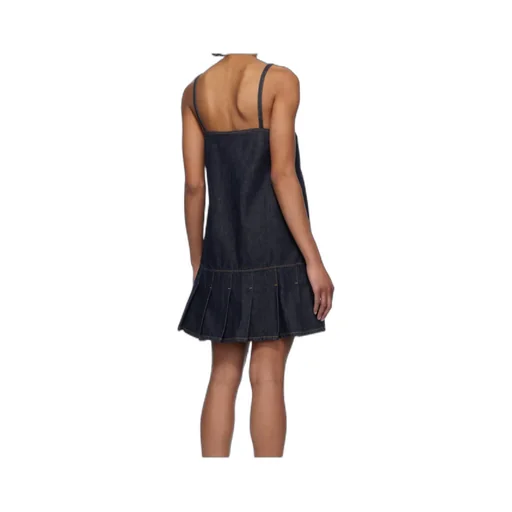 Denim Strap Mini Dress