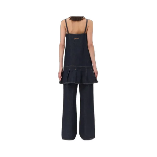 Denim Strap Mini Dress