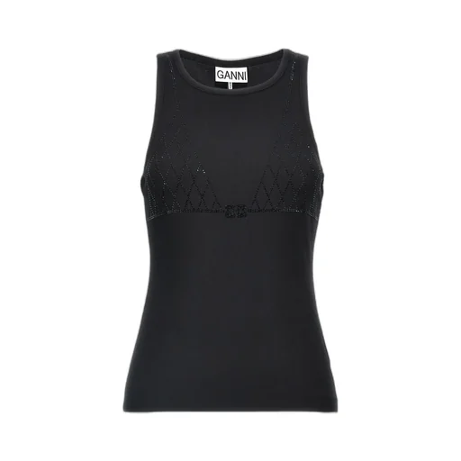 Rhinestone Embellished Tank Top