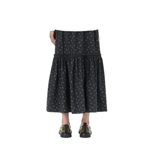 Floral Printed Maxi Skirt