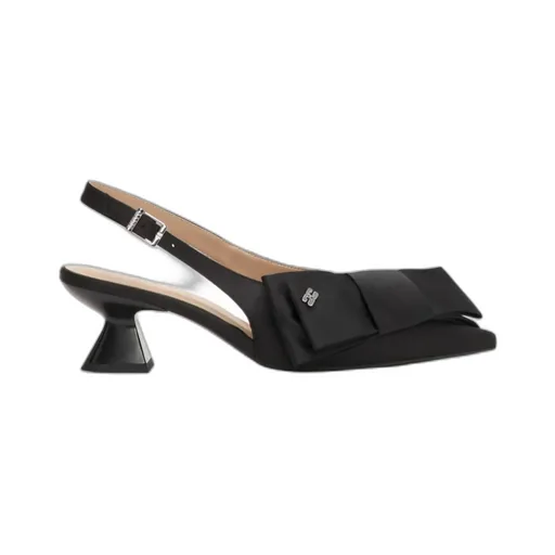 Big Bow Detailed Slingback Pumps