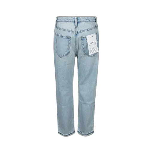 Button Detailed Straight Leg Jeans