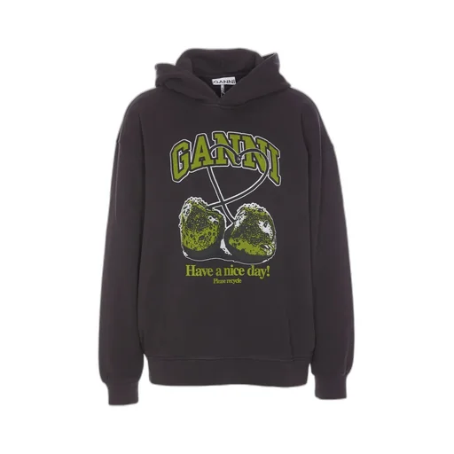 Oversized Logo Printed Hoodie