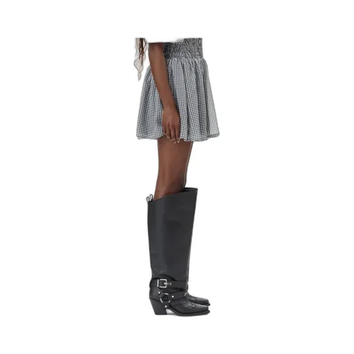 High Shaft Embroidered Western Boots