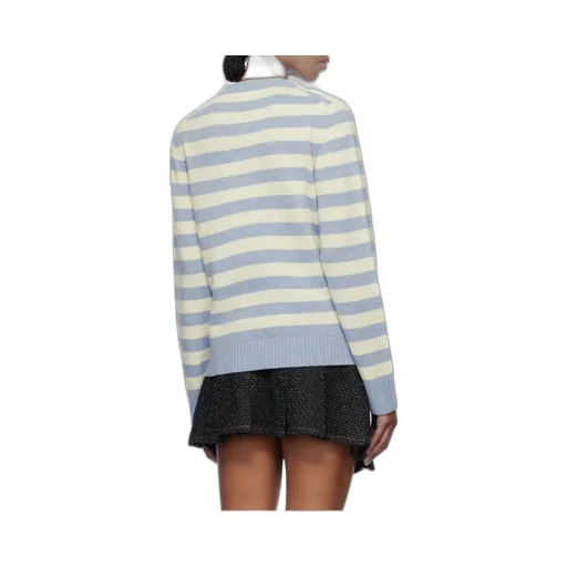 Striped Graphic Cat Jumper