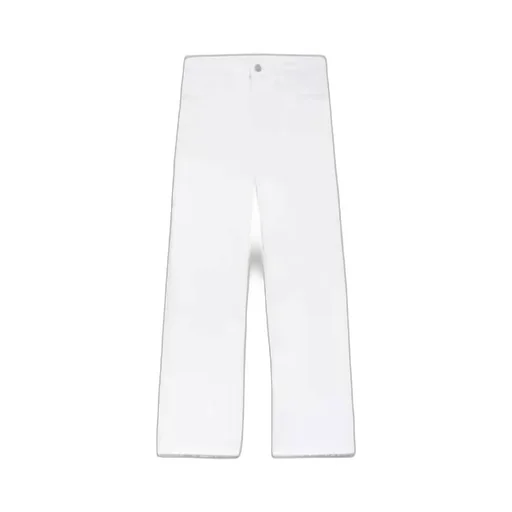 High-Rise Button Jeans