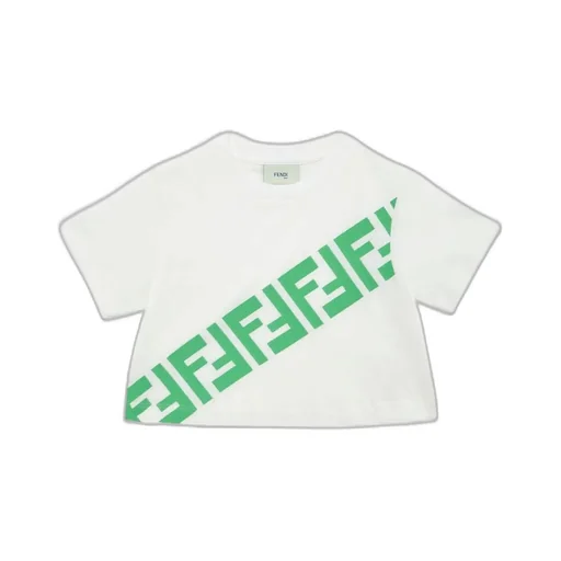 Logo Printed Cropped T-Shirt